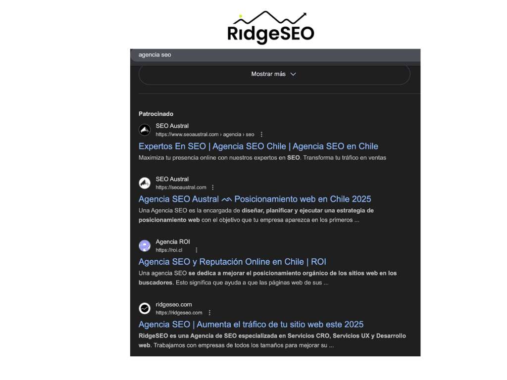 posicionamiento web: agencia SEO